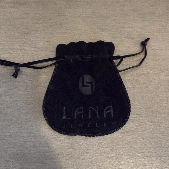 Lana | Upside Down Gold Hoop Earrings - Picture 5 of 5